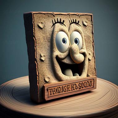 3D model SpongeBob SquarePants Employee of the Month game (STL)